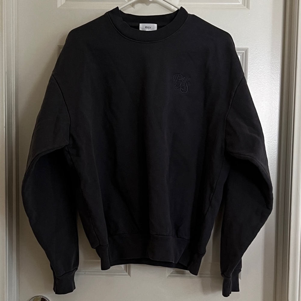 REVOLVE Men's Dark Gray Crewneck Sweater